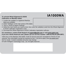 Load image into Gallery viewer, Autel IA1000 Upgrade Card - IA1000WAUP