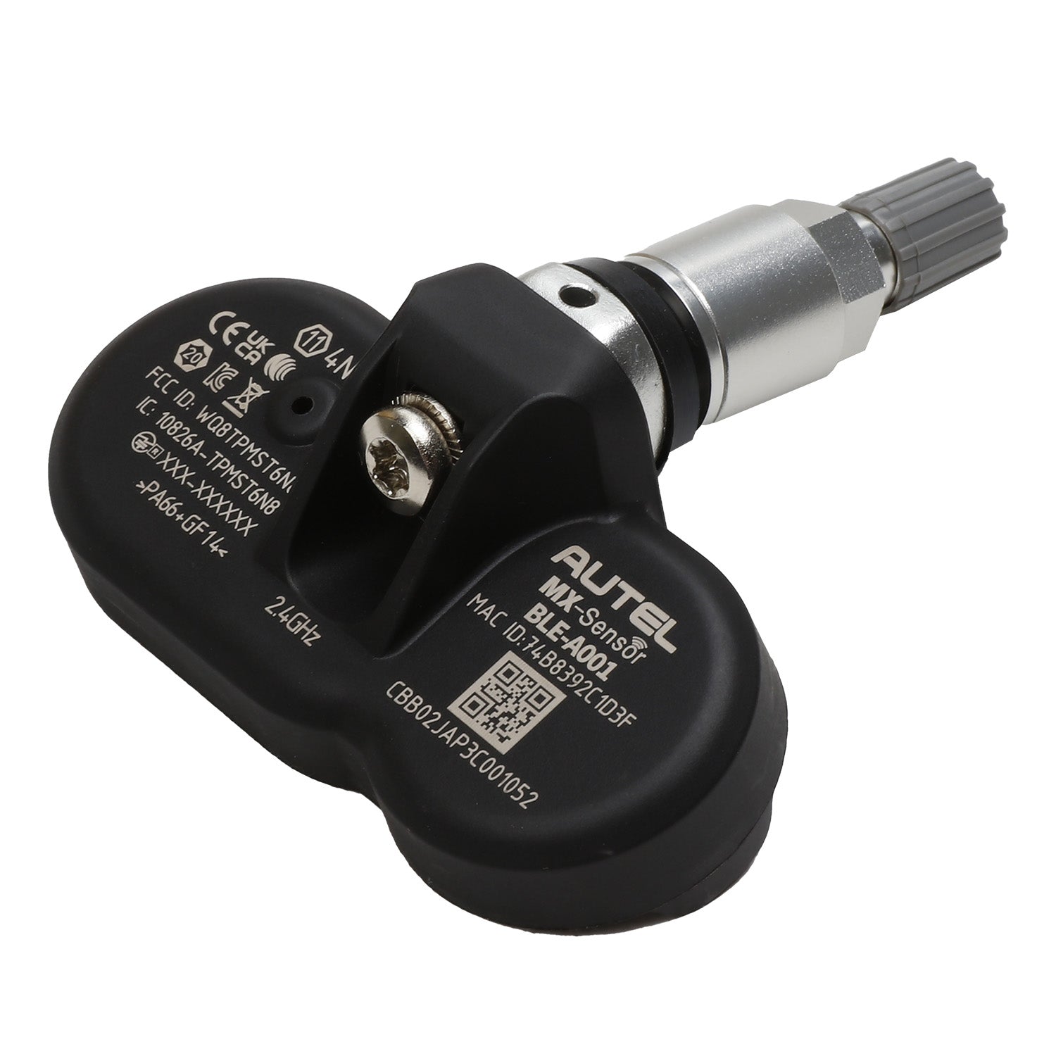 CV-001 Black Metal Press-in Valve For 1-Sensor