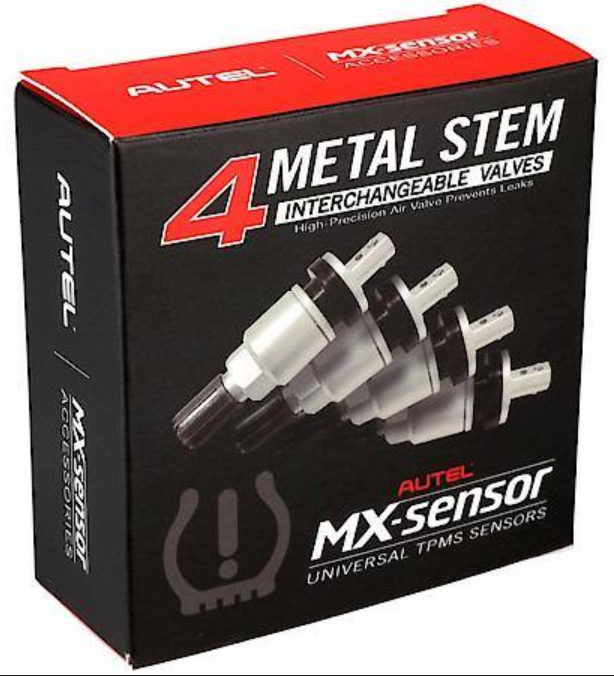 N. America Tool MXSensorMVK 4 Metal Press-in Valve Stems for 1-Sensor