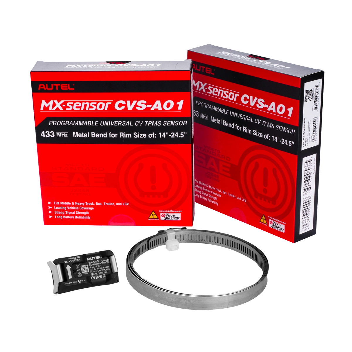 CVS-A01 METAL STRAP PROGRAMMABLE CV TPMS SENSOR - Image 6