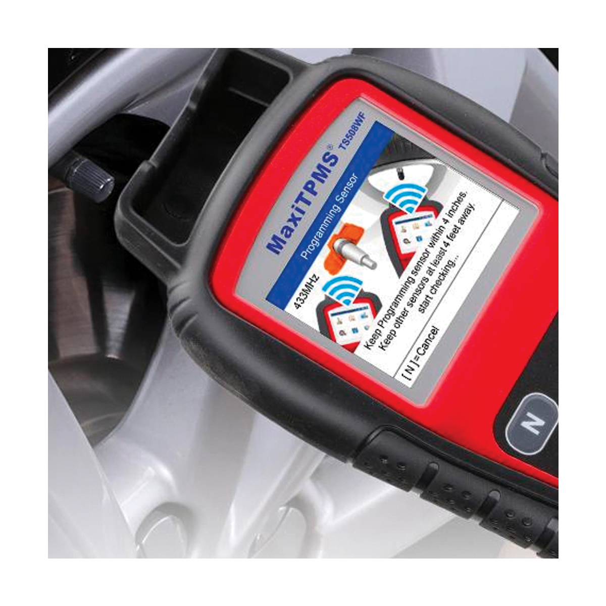 Autel TS508WF Tool Packaged in Blow Mold Case