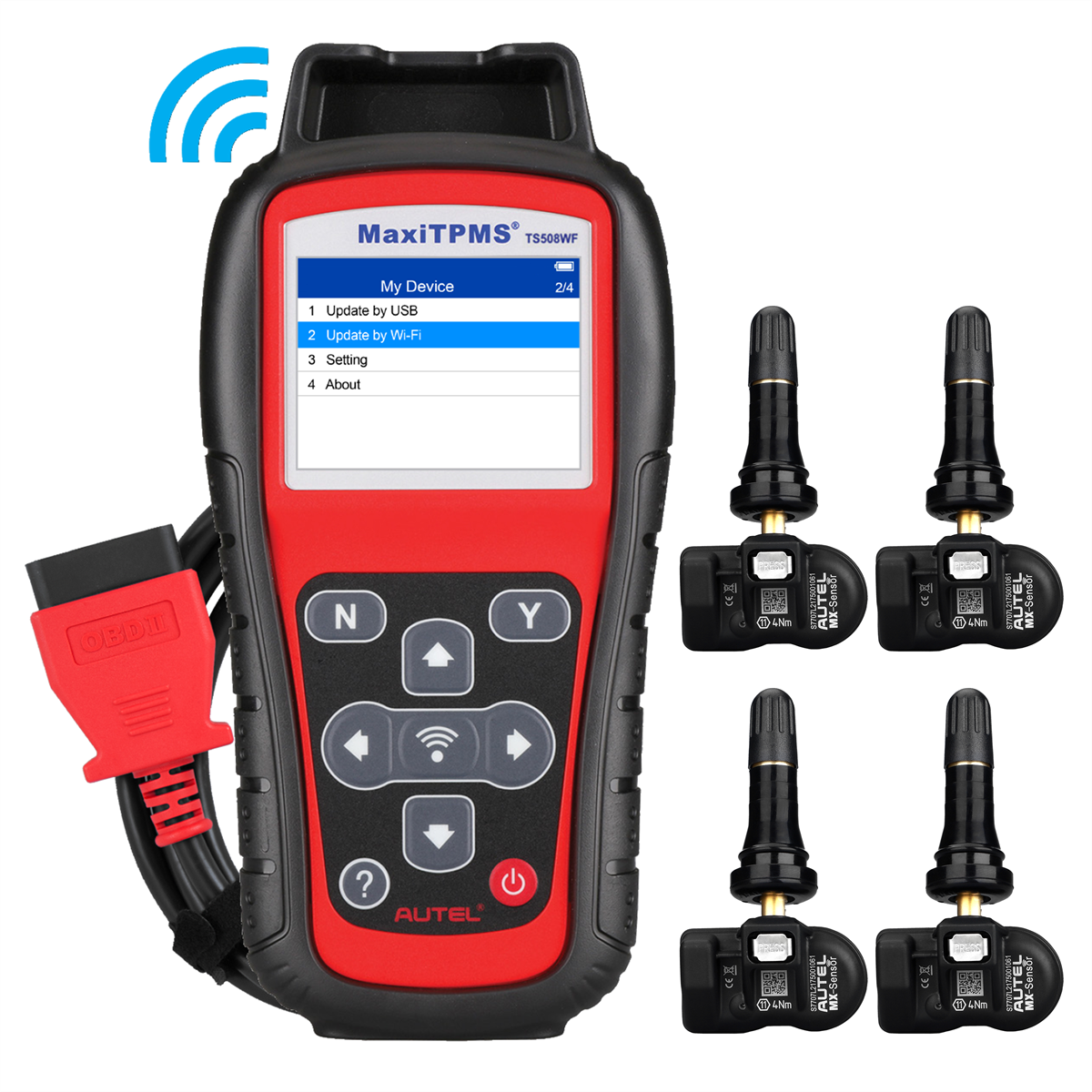 Autel TS508WFK-4 Kit = WF and 4 sensors