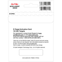 Load image into Gallery viewer, Autel N. American IA1000 Digital Targets Upgrade Card - ETARGETACT
