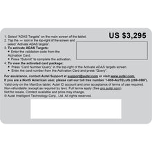 Load image into Gallery viewer, Autel N. American IA1000 Digital Targets Upgrade Card - ETARGETACT
