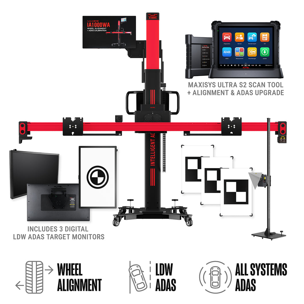 Autel N. American IA1000 All-Systems Calibration System w/MS Ultra S2 & Digital Targets - IA1000ASTDT