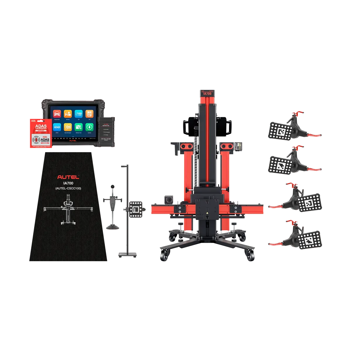 Autel IA700 ADAS Frame with MS909 Tablet - Image 1