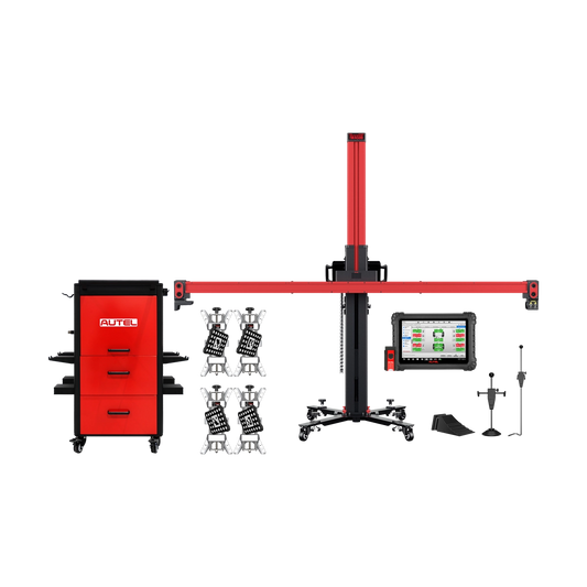 Autel IWA500 Wheel Alignment System with Tablet and Storage