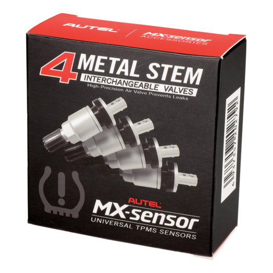 Autel 4 Metal Press-in Valve Stems for 1-Sensor