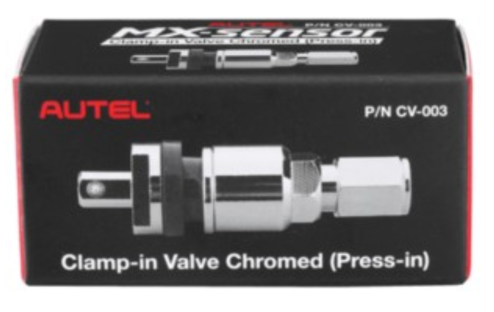 N. America Tool CV-003 Chrome Metal Press-in Valve for 1-Sensor