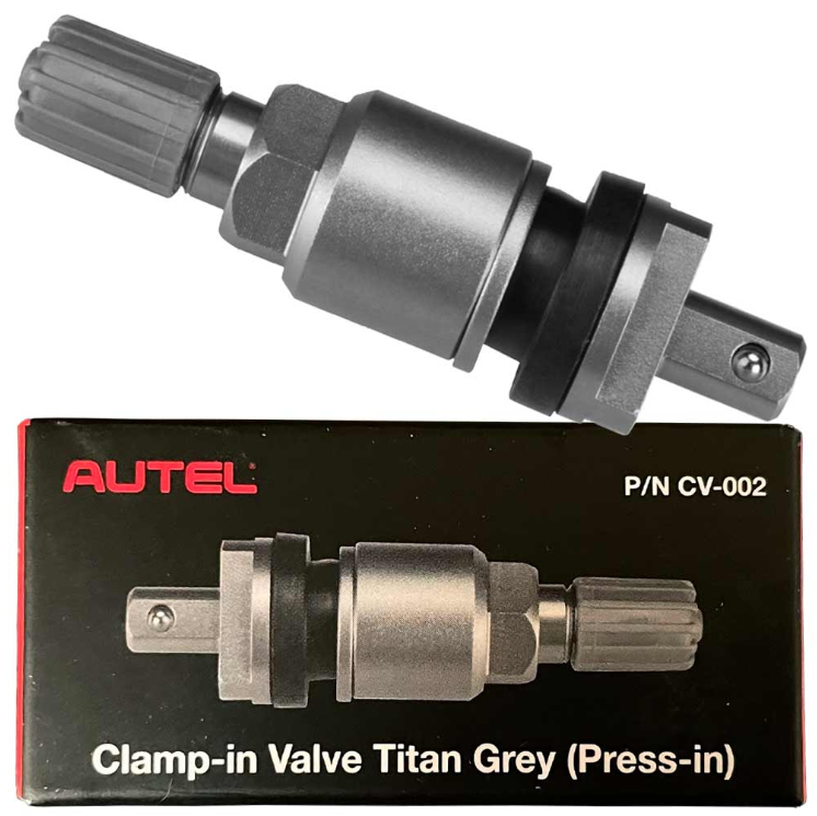 N. America Tool CV-002 Titan Grey Metal Press-in Valve for 1-Sensor